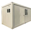 White Office Module with Sanitary Area – 1 WC, 1 Washbasin and 1 Shower
